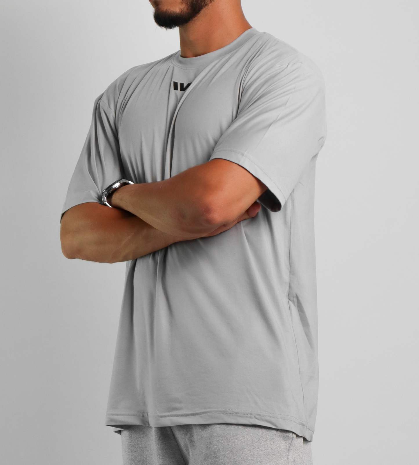 Premium oversized t-shirt Iron wolf