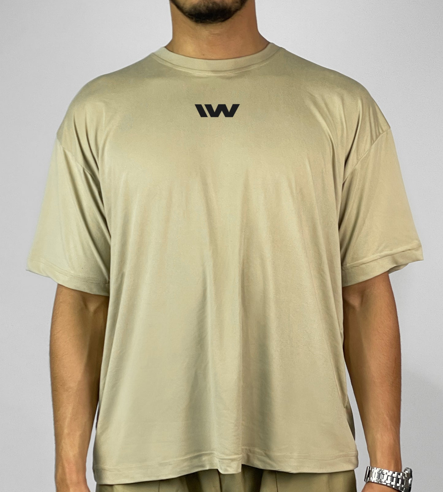 Premium oversized t-shirt Iron wolf