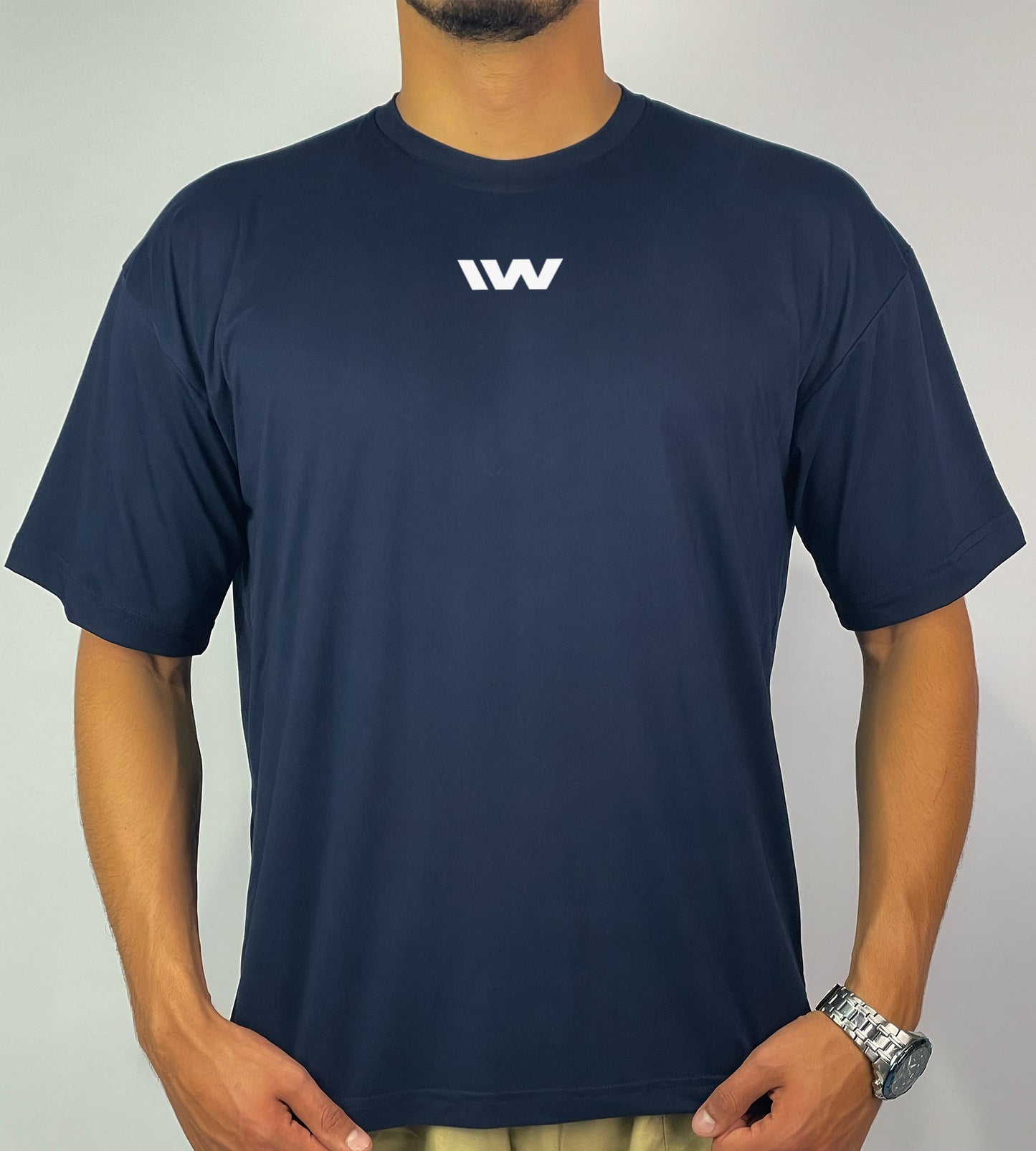 Premium oversized t-shirt Iron wolf