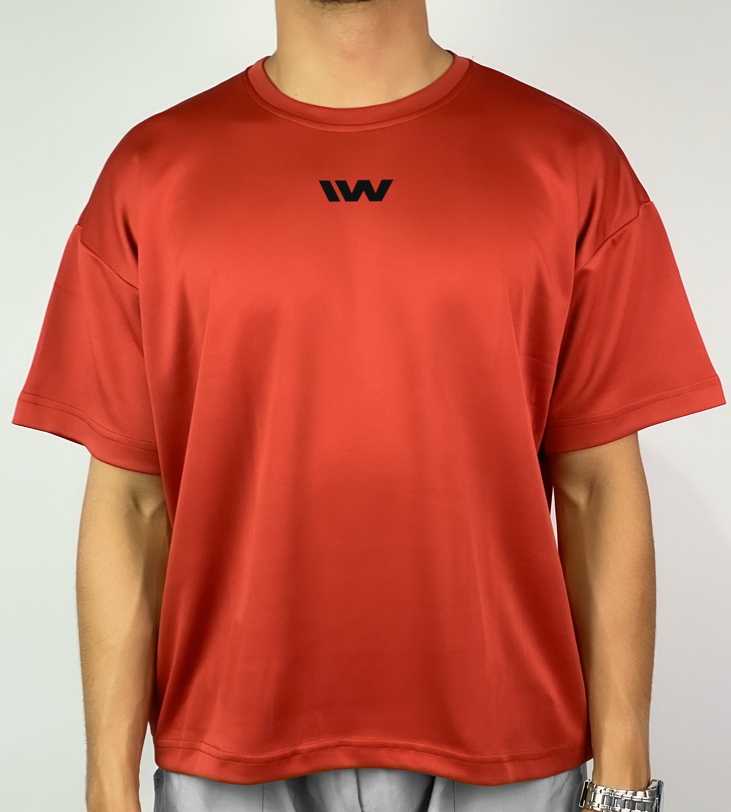 Premium oversized t-shirt Iron wolf