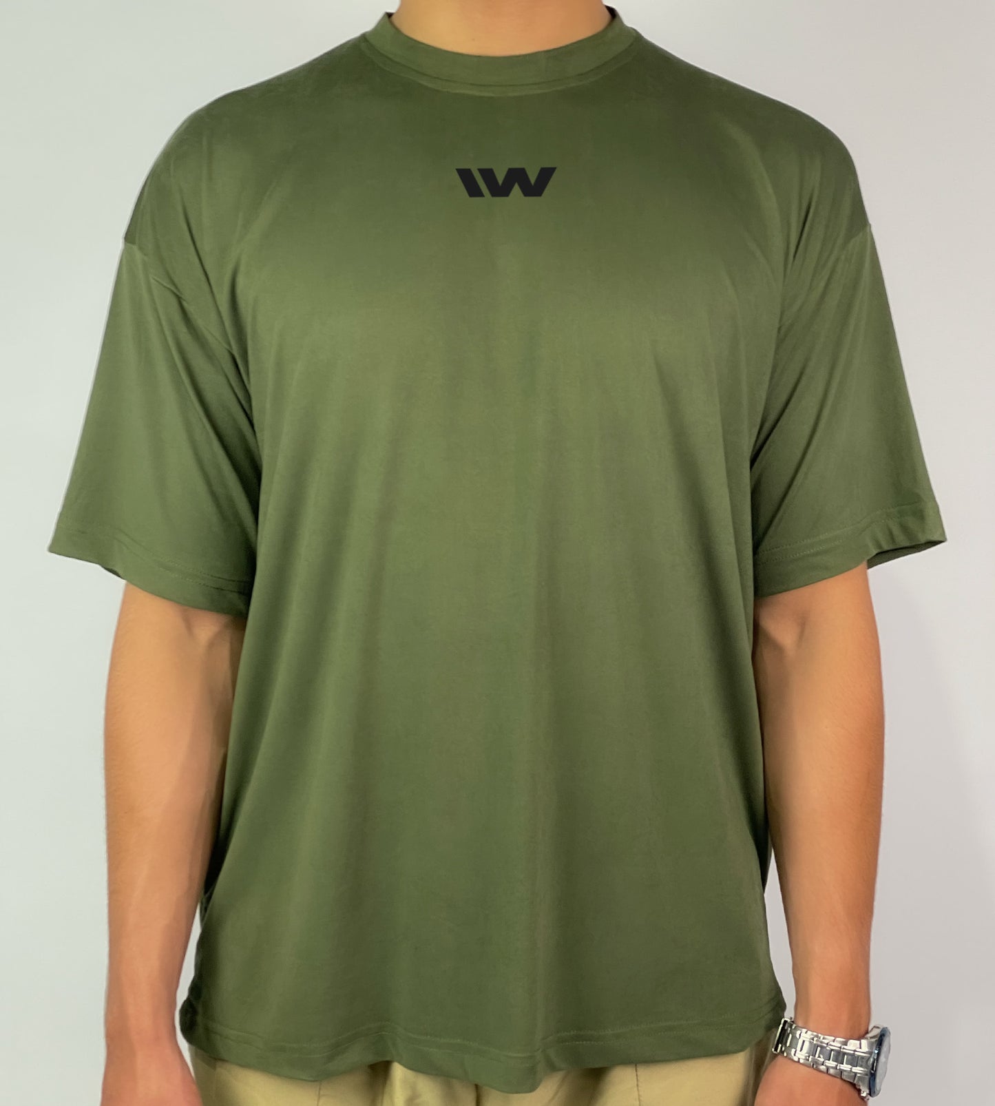 Premium oversized t-shirt Iron wolf